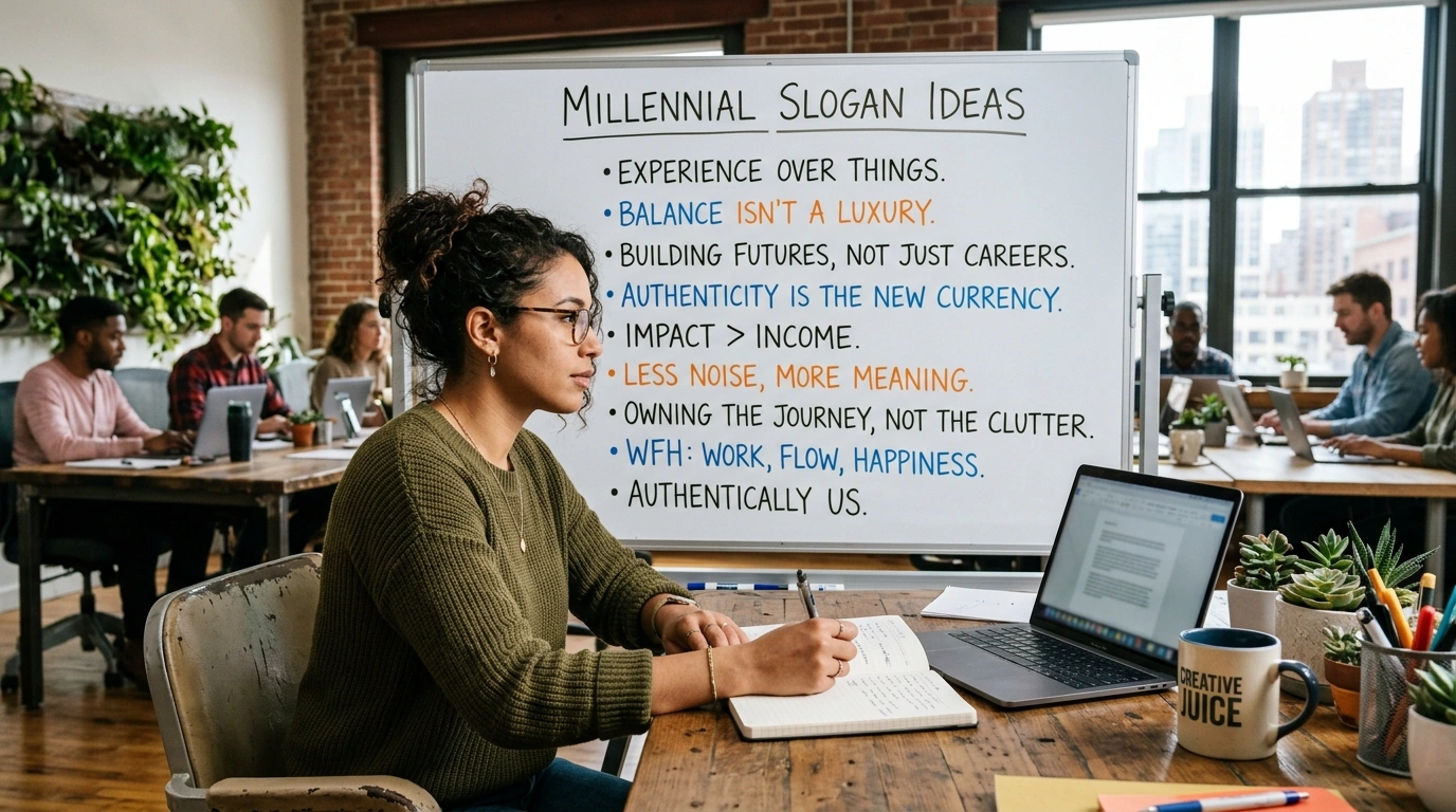 Millennial Lifestyle Slogan Ideas