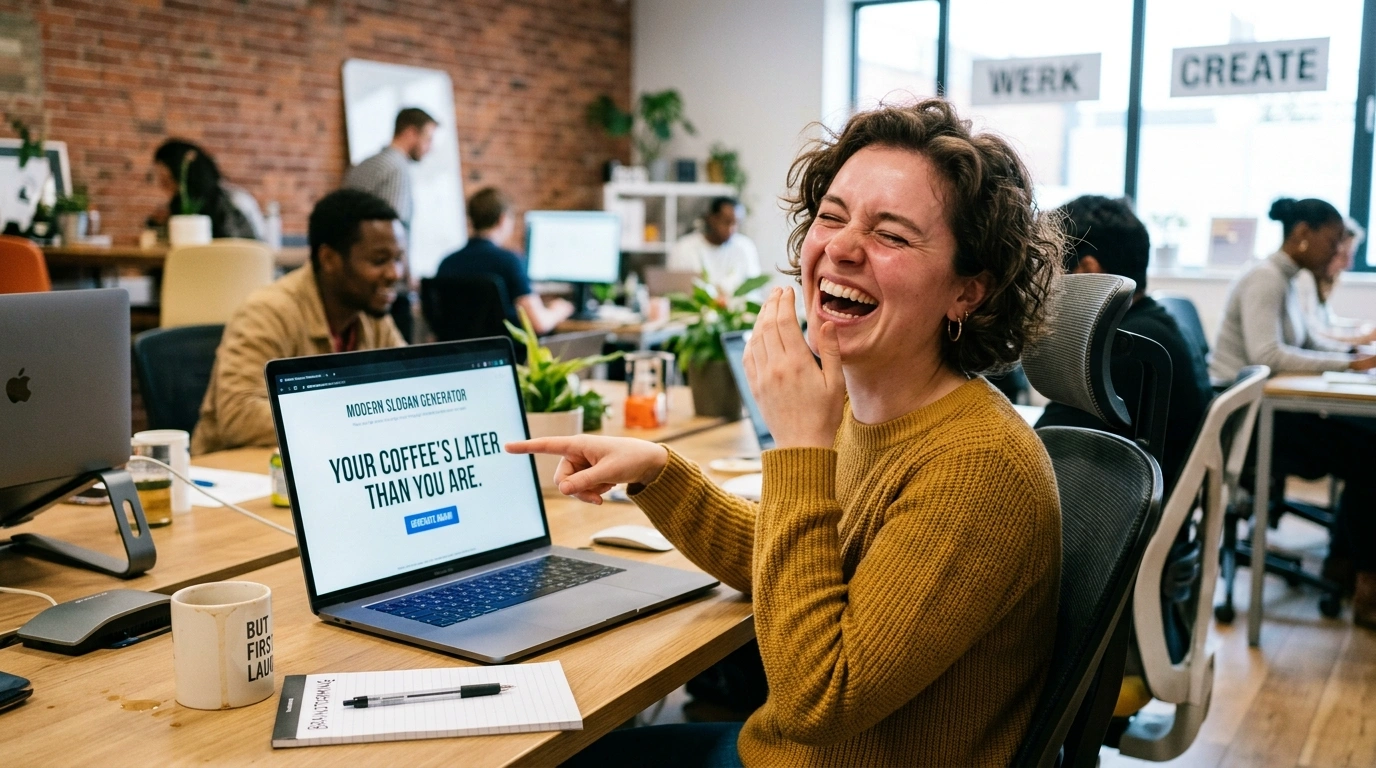 Modern Startup Slogan Generator Ideas
