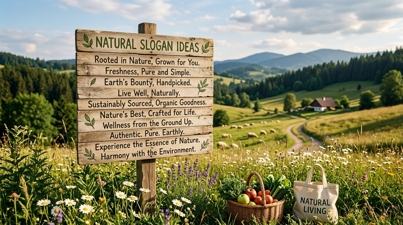 Natural Lifestyle Slogan Ideas