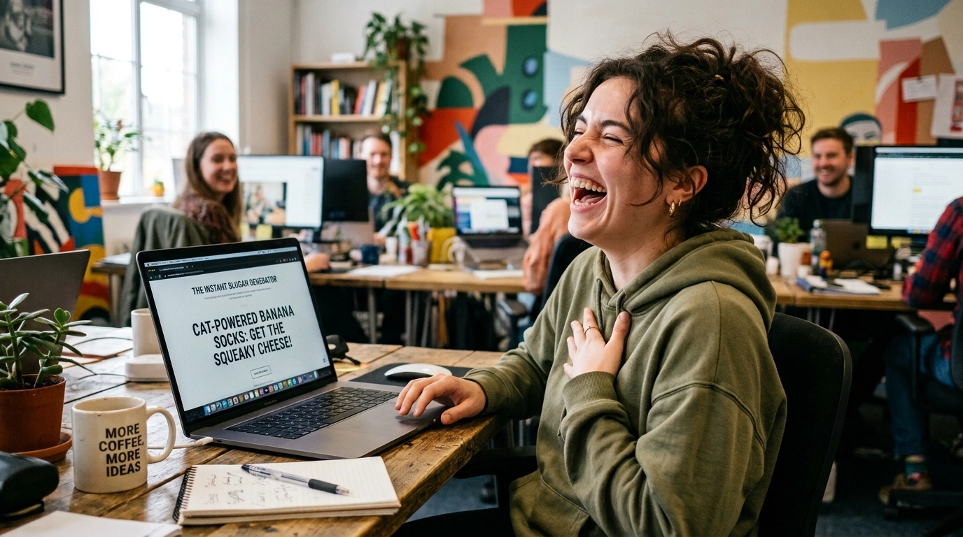 Online Slogan Generator vs Writing a Slogan Yourself