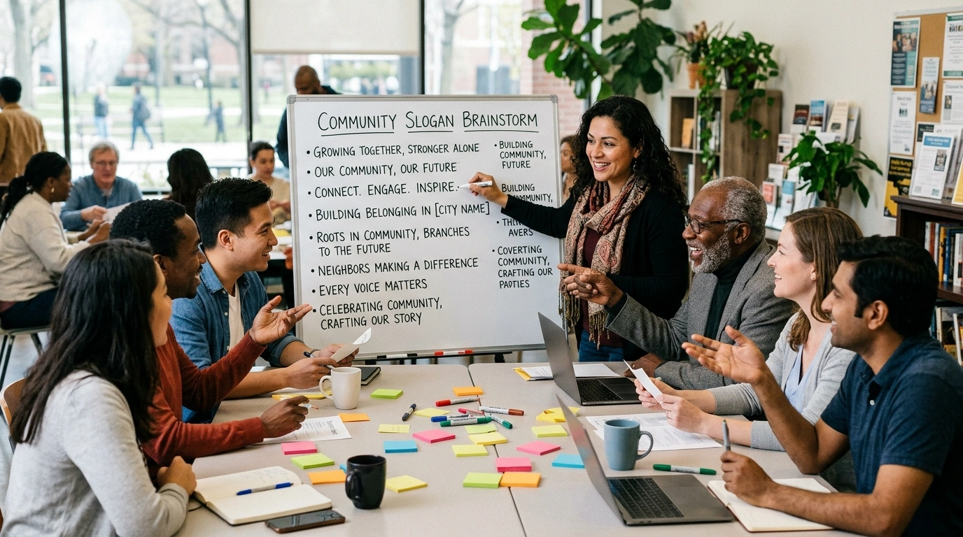 Positive Community Slogan Ideas