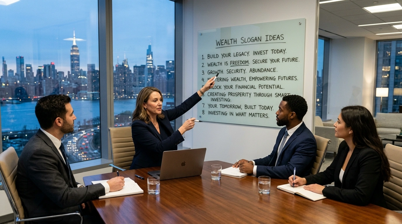 Professional Wealth Slogan Ideas