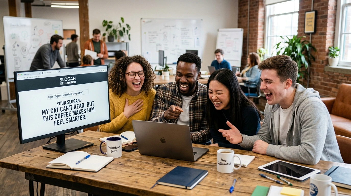 Promo Slogan Generator vs Creating a Slogan Manually