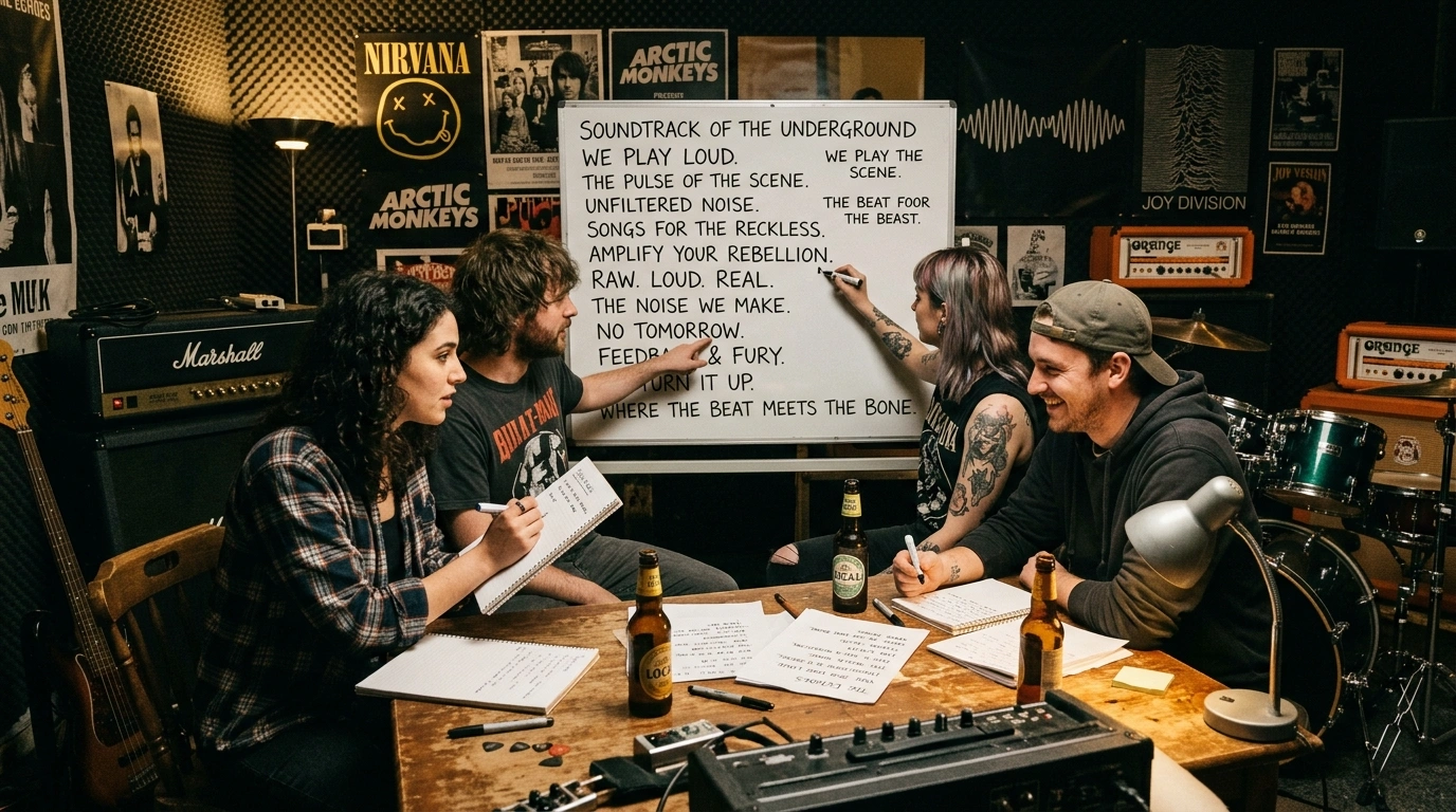 Rock Band Slogan Ideas