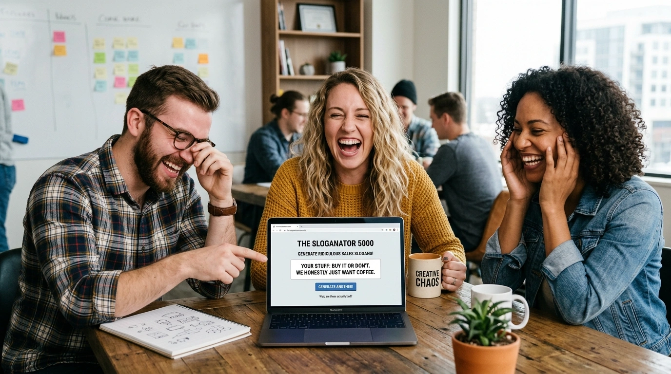 Sales Slogan Generator vs Writing Your Own Slogan