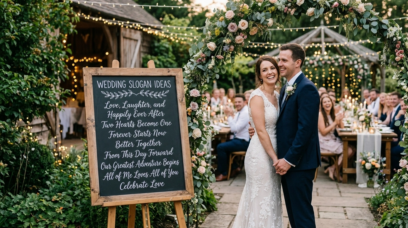 Short Wedding Slogan Ideas