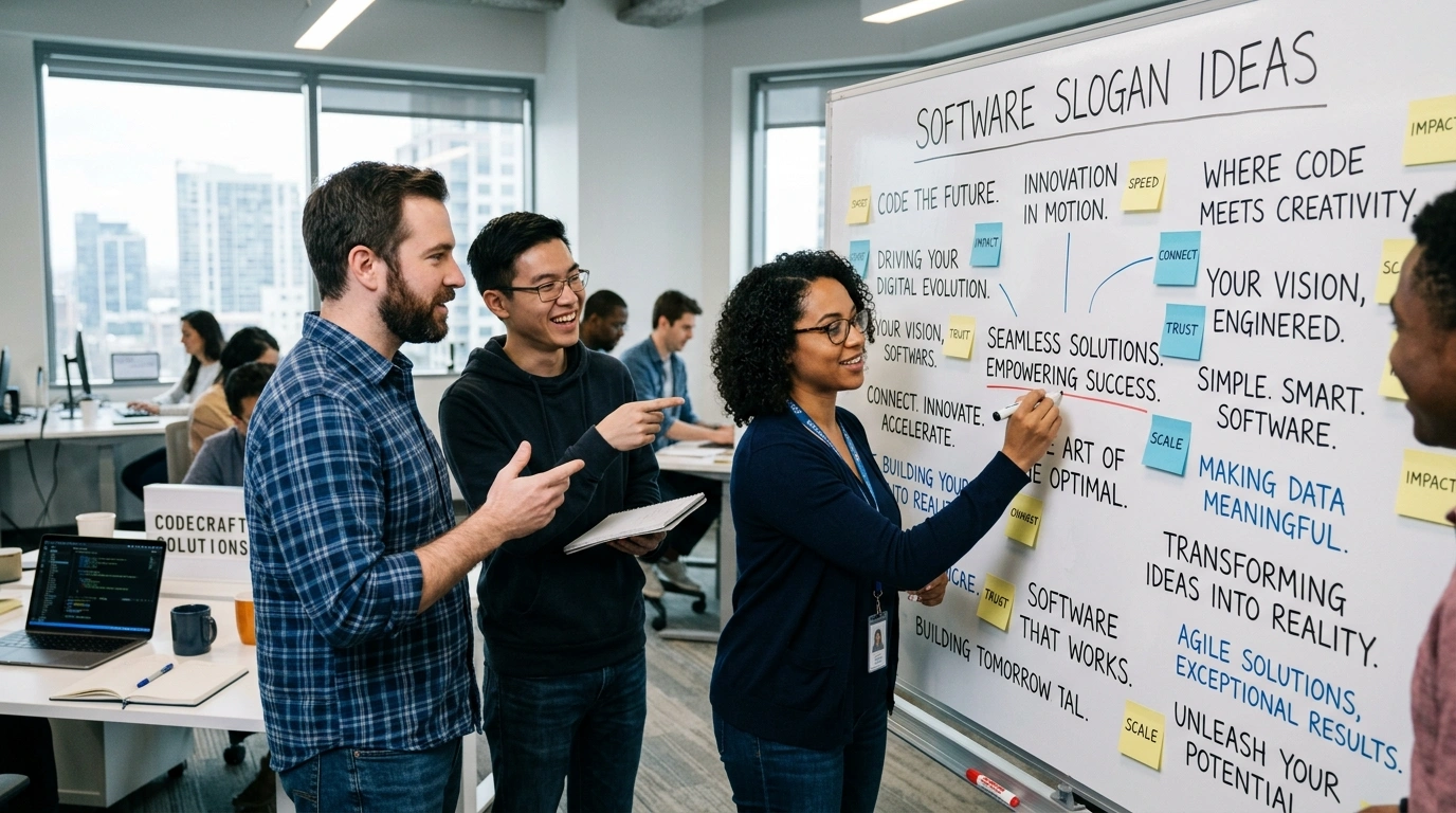 Software Slogan Ideas for Startups