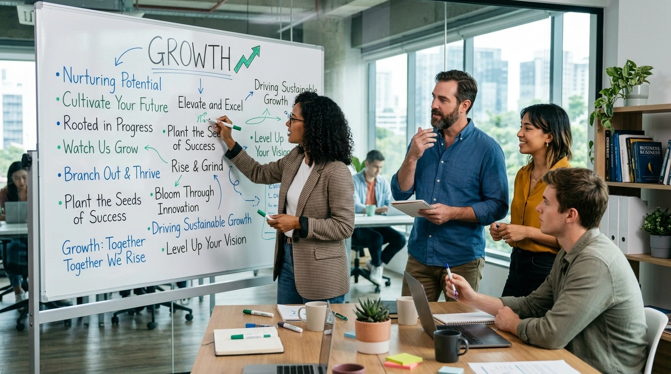 Startup Growth Slogan Ideas