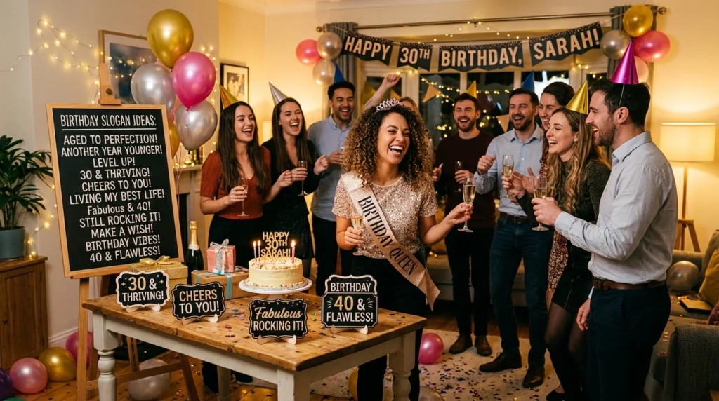 birthday slogan ideas