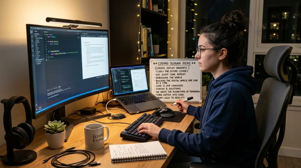 coding slogan ideas