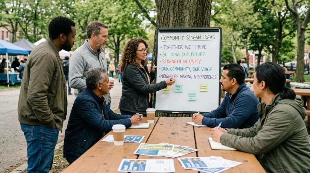 community slogan ideas