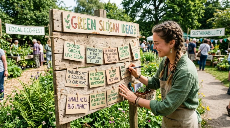 green slogan ideas