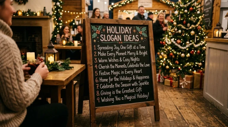 holiday slogan ideas