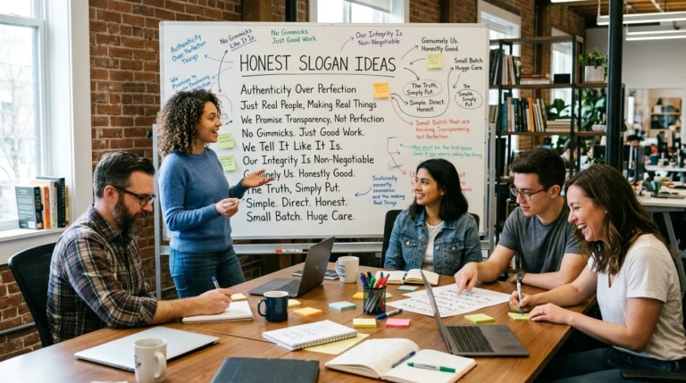 honest slogan ideas