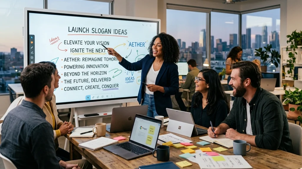 launch slogan ideas
