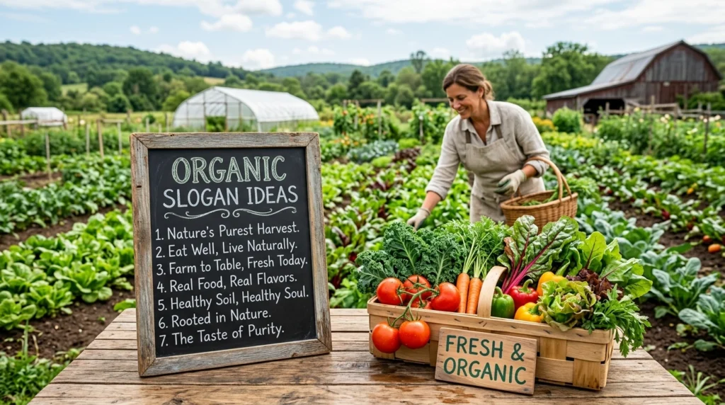 organic slogan ideas