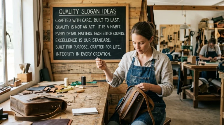 quality slogan ideas