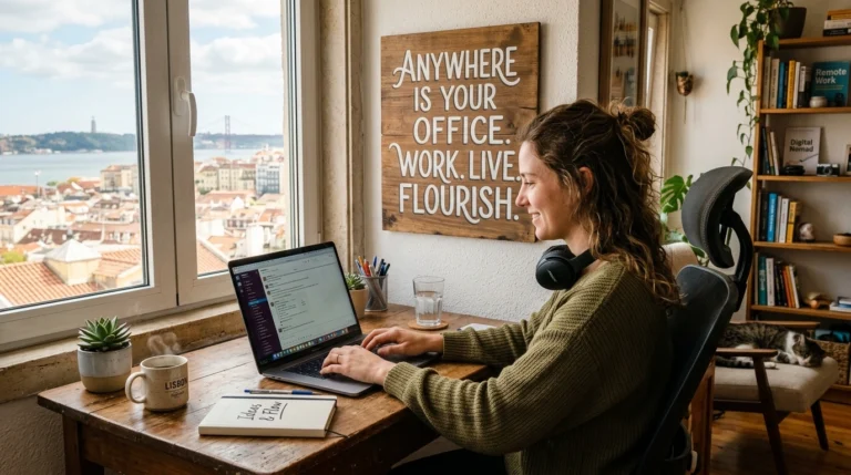 remote work slogan