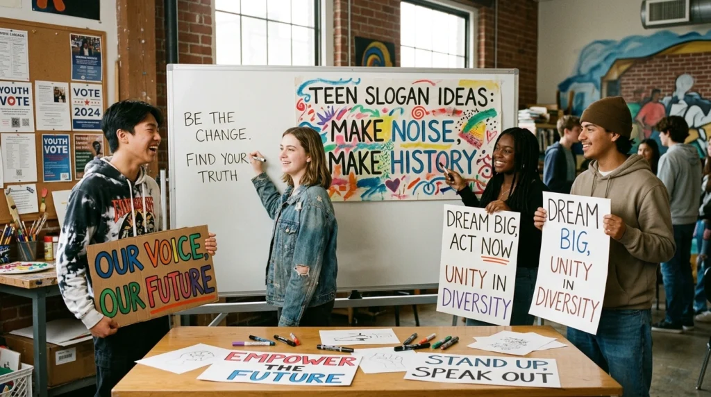 teen slogan ideas