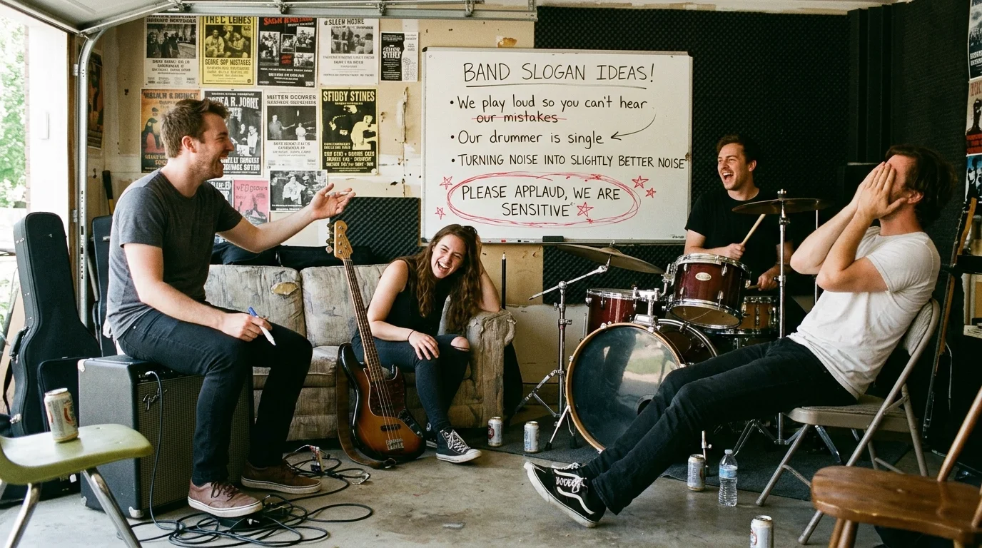 Band Slogan Ideas Funny